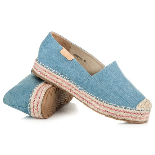 Jeansowe Espadrylki Na Platformie r.36 na Arena.pl