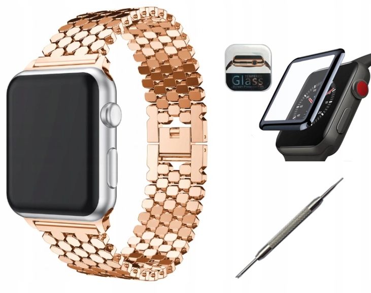 BRANSOLETKA PASEK Apple Watch 1 2 3 / 42mm + SZKŁO zdjęcie 1