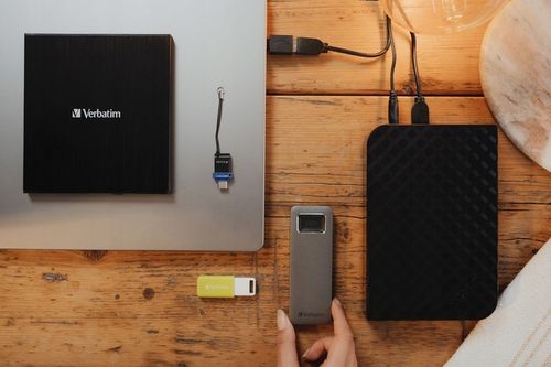 Nagrywarka płyt CD /DVD zewnętrzna Verbatim USB-C na Arena.pl