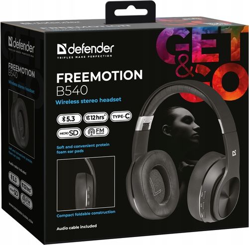 Słuchawki Bezprzewodowe Nauszne Mikrofon Radio MP3 Bluetooth 5.3 na Arena.pl