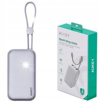 Powerbank 10000mAh AUKEY USB-C USB-A SZYBKIE ŁADOWANIE Kabel USB-C