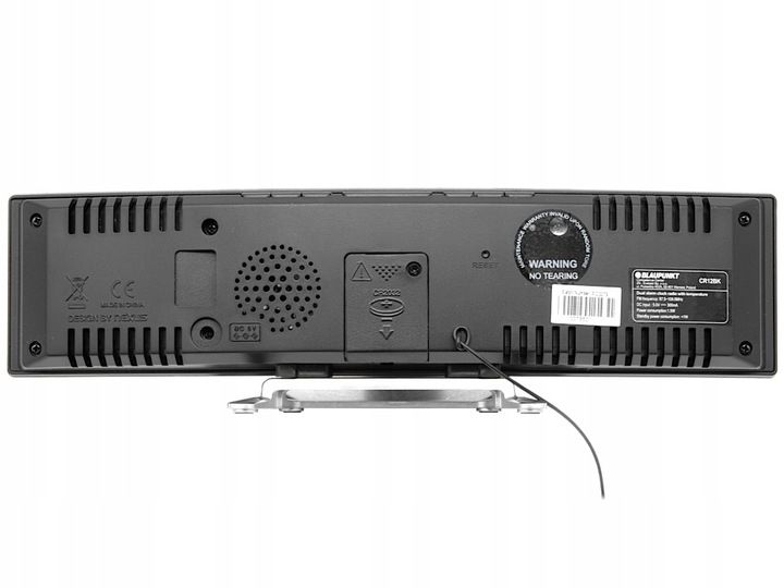 Radio Budzik Blaupunkt Fm Zegar Termometr Zew/Wew zdjęcie 3