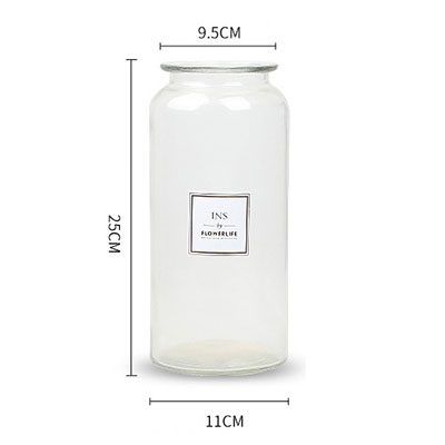 Wazon W  Stylu Skandynawskim  Dekoracja Nowoczesnego Wnętrza Transparentny A-S na Arena.pl