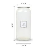 Wazon W  Stylu Skandynawskim  Dekoracja Nowoczesnego Wnętrza Transparentny A-L