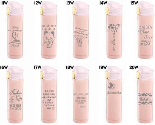 Kubek Termiczny z grawerem 420ml Twój Tekst dla Nauczyciela prezent na Arena.pl