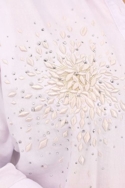 KOSZULA JEANSOWA DAMSKA DUŻE ROZMIARY ELEGANCKA DŁUGA OVERSIZE STYLOWA zdjęcie 6