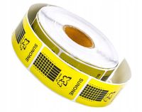 SUNONE Szablony formy do żelu wąskie Złote - 500 sztuk