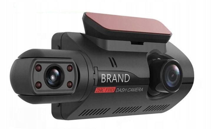 WIDEOREJESTRATOR KAMERA SAMOCHODOWA REJESTRATOR JAZDY HD DWA OBIEKTYWY zdjęcie 1