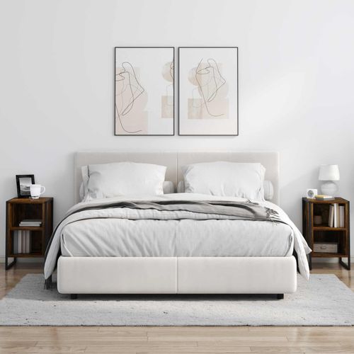 Stolik nocny 2 pcs Dąb Dymny 39.5 x 30 x 50 cm na Arena.pl