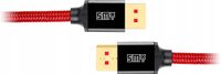 Kabel DisplayPort Silver Monkey X CB-U2030R-SMX 3 m czerwony
