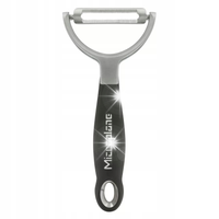 Microplane Obieraczka pozioma Y ząbkowana black