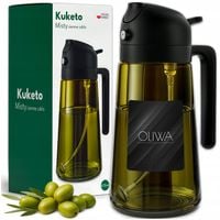 SPRYSKIWACZ DO OLIWY OLEJU OCTU CIEMNE SZKŁO DOZOWNIK SZKLANY MGIEŁKA