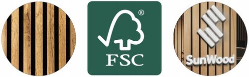 Lamele na Filcu Ścienne 275x58cm Panele Dekoracyjne 3D DĄB WOTAN i Inne na Arena.pl