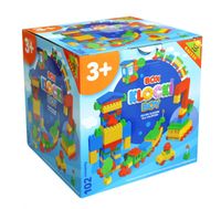 ZABAWKOWY ZESTAW KLOCKI  W PUDEŁKU DLA DZIECI