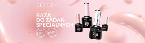 Claresa Rubber Base Mix+Top No Wipe Glitter Silver na Arena.pl