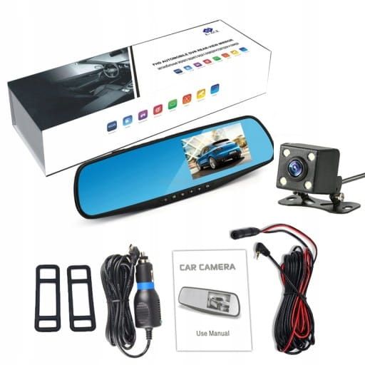 WIDEOREJESTRATOR KAMERA COFANIA LUSTERKO FULL HD zdjęcie 4