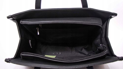 Gallantry Paris - torebka skóra ekologiczna płótno kremowo-zielona R-1645 na Arena.pl