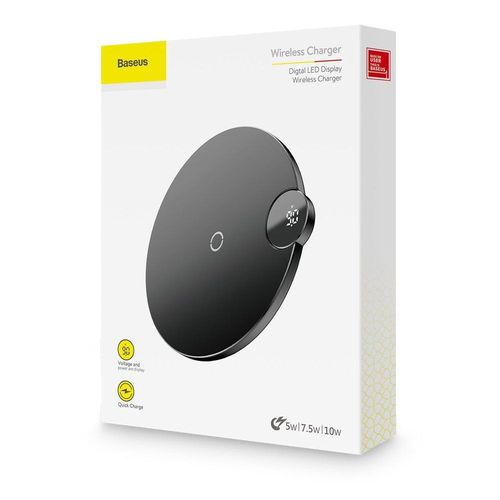 BASEUS DIGITAL LED WIRELESS CHARGER BLACK na Arena.pl