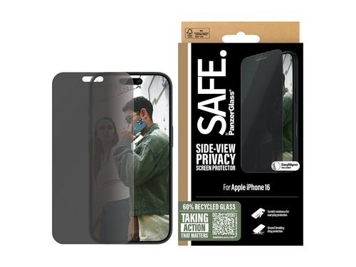 SAFE by PanzerGlass Privacy Screen Protector iPhone 16 | Ultra-Wide Fit na Arena.pl