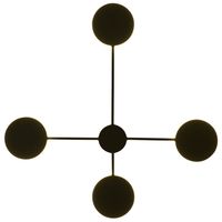 Metalowy kinkiet Clex MW1134-1120 Step LED 12W 3000K do holu czarny