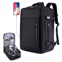 Plecak podróżny kabinowy duży bagaż podręczny do samolotu z USB Premium 28L