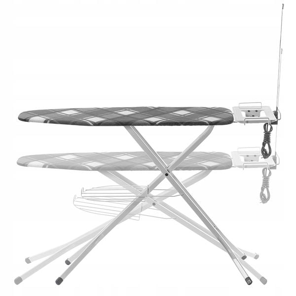 KADAX Deska Do Prasowania 120x38cm Z Gniazdkiem zdjęcie 6