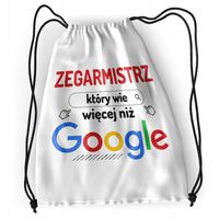 Plecak Zegarmistrza Sportowy Szkolny Worek Torba Z Nadrukiem Ze Zdjęciem