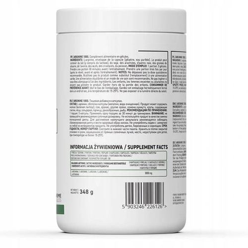 OstroVit Arginina 3000 mg 300 kapsułek na Arena.pl