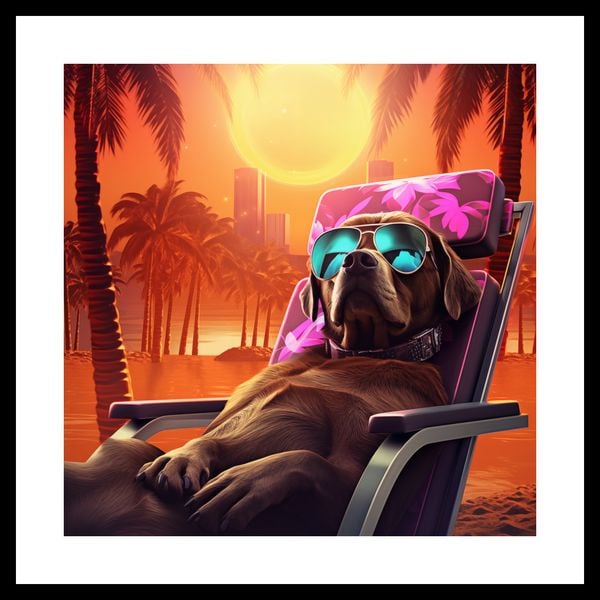 Plakat 30x30cm Lato w Stylu zdjęcie 3