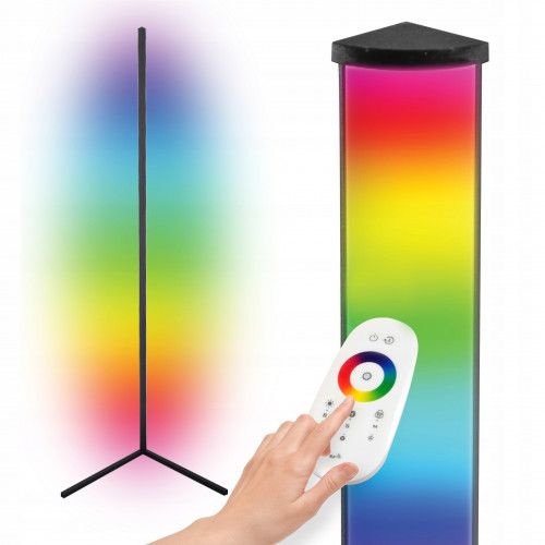 LAMPA PODŁOGOWA NAROŻNA STOJĄCA RGB LED + PILOT zdjęcie 1