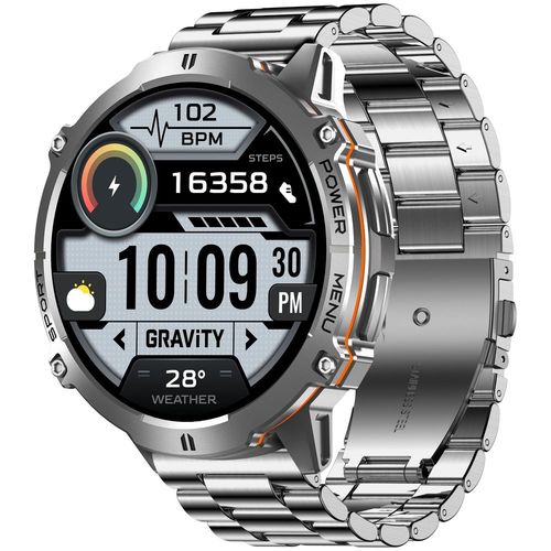 smartwatch gravity grafitowy pasek + bransoleta gt42-3 na Arena.pl