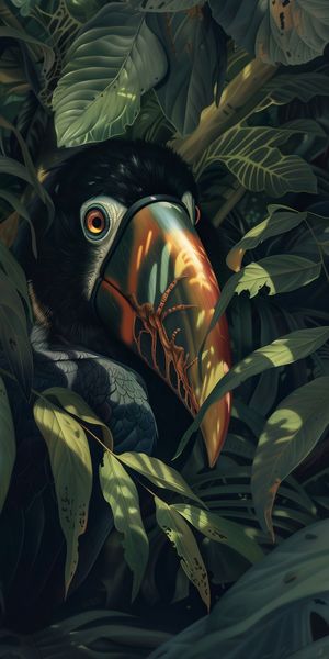 Plakat 50x100cm Skryty Tukan zdjęcie 1