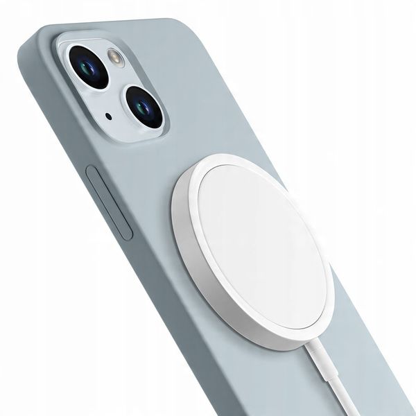 Etui na Apple iPhone 15 Plus - 3mk HARDY Silicone MagCase Blue zdjęcie 6