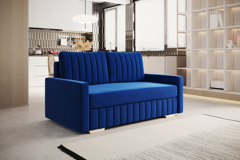 Sofa 2 osobowa ETNA rozkładana pojemnik na pościel zdjęcie 3