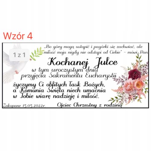 Personalizowane pudełko na banknoty prezent komuni na Arena.pl