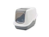 savic nestor toaleta dla kotów biało-szara 56x39x38,5cm