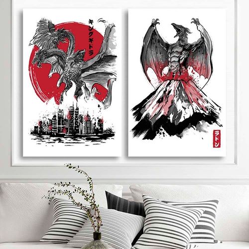 Deco Panel, Potwór z wulkanu 70x100 na Arena.pl