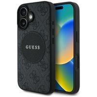 Etui Guess do iPhone 16, Czarny, MagSafe