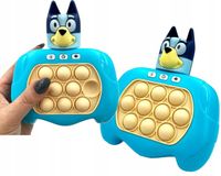 Gra pop it POPIT zręcznościowa antystresowa elektroniczna BLUEY BINGO blue