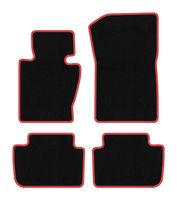 Dywaniki CARLUX-RED BMW X3 E83 2003-2010 czarne z czerwonym obszyciem