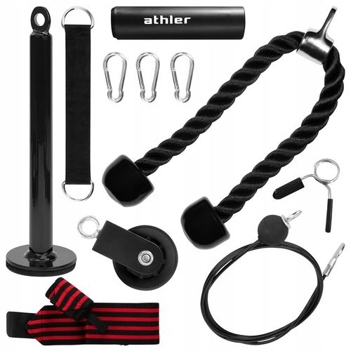 Wyciąg GÓRNY DOLNY do ćwiczeń Athler Agile 20 opaski na nadgarstki GRATIS na Arena.pl