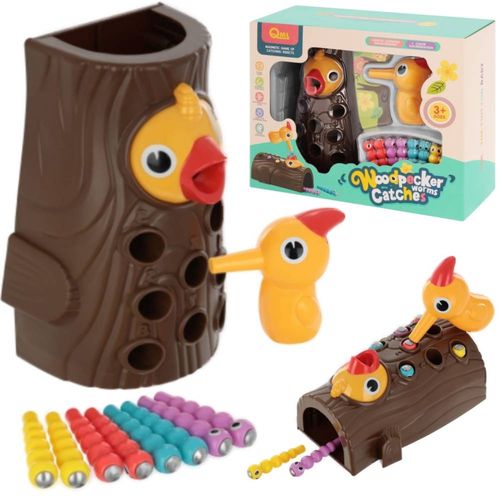 LT357 GRA ZŁAP ROBACZKA DZIĘCIOŁ MAGNETYCZNY ROBAK na Arena.pl