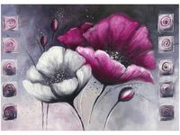 50X70CM MALOWANE MAKI OBRAZ POKOJU DREWNINE