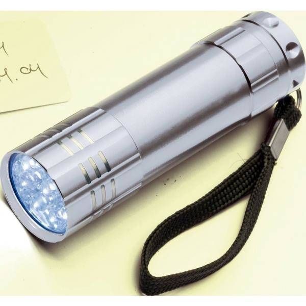 Latarka 9 LED MONTARGIS Srebrna zdjęcie 2