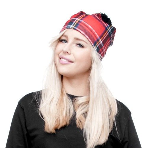 CZAPKA BEANIE FULLPRINT KRATA RED na Arena.pl