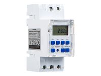 Programator czasowy na szynę DIN tygodniowy cyfrowy 16A