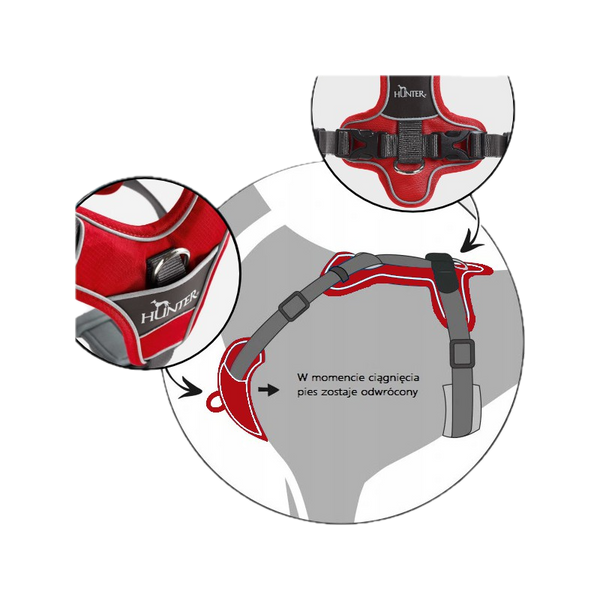 Szelki Hunter Divo, rozmiar S/M zdjęcie 2