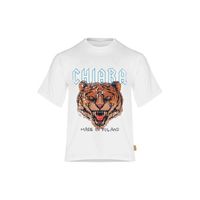 Chiara Wear - T-shirt oversize ROAR - biały XS/S