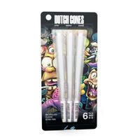 bibułki skręcone dutch cones 1 1/4 white 6 szt.