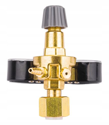 REDUKTOR CIŚNIENIOWY 2 ZAWORY CO2 ARGON 230 BAR CIŚNIENIA 0,5 - 10 DO BUTLI na Arena.pl